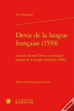 Capa do artigo Devis De La Langue Française (1559) ; Second Devis Et Principal Propos De La Langue Française (1560)