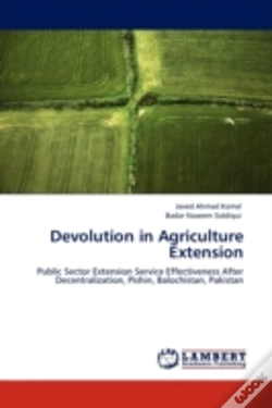 Capa do artigo Devolution In Agriculture Extension