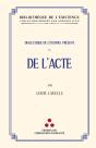 Dialectique De L'Éternel Présent Tome 2 : De L'Acte - Preview