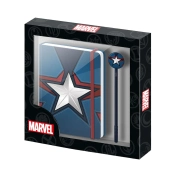 Capa do artigo Diário + Esferográfica Marvel Capitão America 07567
