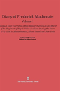 Diary Of Frederick Mackenzie. Volume I - Preview