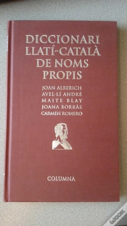 Capa do artigo Diccionari Llati-Catala De Noms Propis