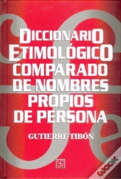 Capa do artigo Diccionario Etimologico Comparado De Nombres Propios De Persona 