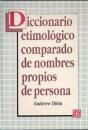 Diccionario Etimologico Comparadode Nombres Propios De Persona  - Preview