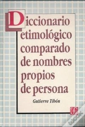 Capa do artigo Diccionario Etimologico Comparadode Nombres Propios De Persona 