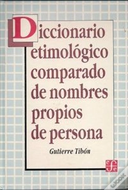Capa do artigo Diccionario Etimologico Comparadode Nombres Propios De Persona 
