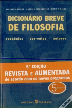 Capa do artigo Dicionario Breve de Filosofia