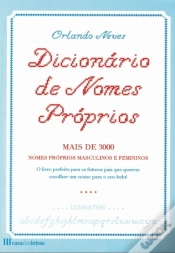Capa do artigo Dicionario De Nomes Proprios