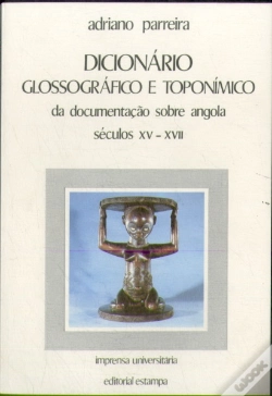Capa do artigo Dicionário Glossográfico e Toponímico da Documentação Portuguesa sobre Angola