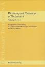 Dictionary And Thesaurus Of Tocharian A - Preview