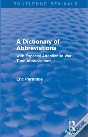 Capa do artigo Dictionary Of Abbreviations