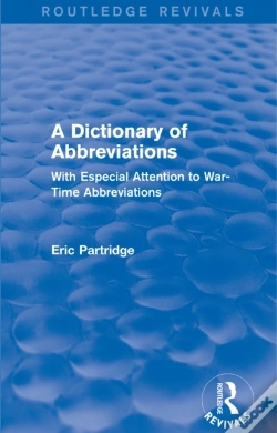 Capa do artigo Dictionary Of Abbreviations