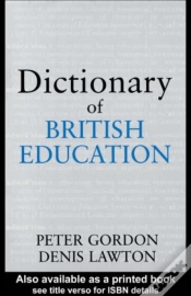Capa do artigo Dictionary Of British Education