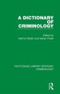 Dictionary Of Criminology - Preview