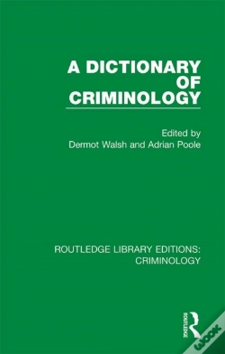 Capa do artigo Dictionary Of Criminology