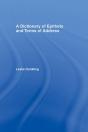 Dictionary Of Epithets And Terms Of Address - Preview