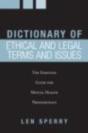 Dictionary Of Ethical And Legal Terms And Issues - Preview