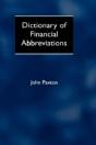 Dictionary Of Financial Abbreviations - Preview