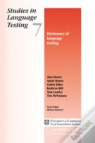 Dictionary Of Language Testing