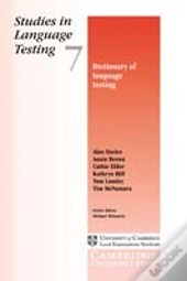 Dictionary Of Language Testing