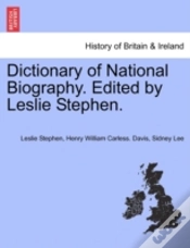 Capa do artigo Dictionary Of National Biography. Edited By Leslie Stephen.