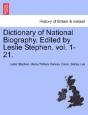Dictionary Of National Biography. Edited By Leslie Stephen. Vol. 1-21. - Preview