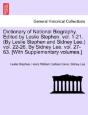 Dictionary Of National Biography. Edited - Preview