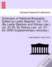 Capa do artigo Dictionary Of National Biography. Edited