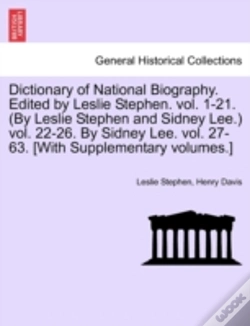 Capa do artigo Dictionary Of National Biography. Edited