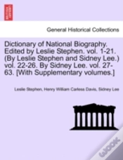 Capa do artigo Dictionary Of National Biography. Edited