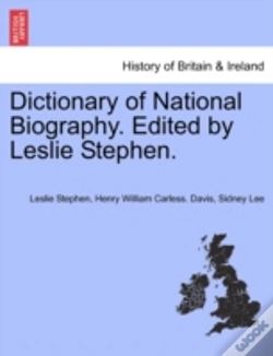 Capa do artigo Dictionary Of National Biography. Edited