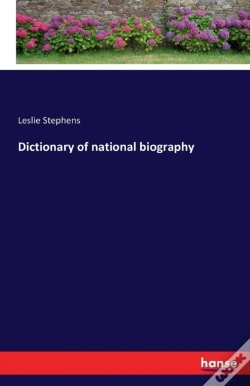 Capa do artigo Dictionary Of National Biography