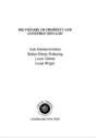 Dictionary Of Property And Construction Law - Preview