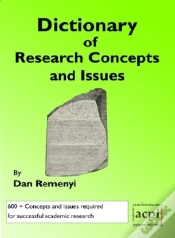 Capa do artigo Dictionary Of Research Concepts And Issues