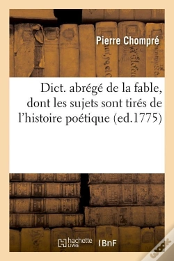 Capa do artigo Dictionnaire Abrege De La Fable Edition 1775