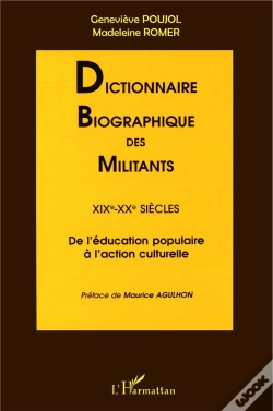 Capa do artigo Dictionnaire Biographique Des Militants ; De L'Education Populaire A L'Action Culturelle