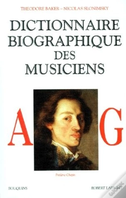 Capa do artigo Dictionnaire Biographique Des Musiciens T.1