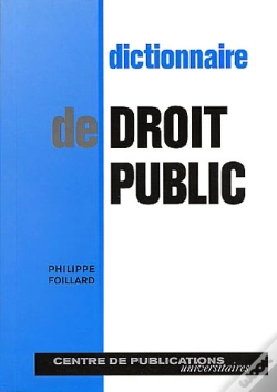 Capa do artigo Dictionnaire De Droit Public