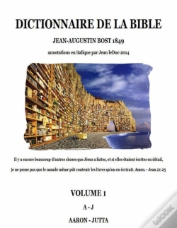 Capa do artigo Dictionnaire De La Bible - Volume 1