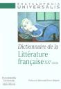 Dictionnaire De La Litterature Francaise Xx Siecle - Preview
