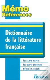 Capa do artigo Dictionnaire De La Litterature Francaise
