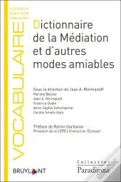 Dictionnaire De La Médiation Et D'Autres Modes Amiables