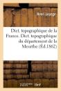 Dictionnaire De La Meurthe Edition 1862 - Preview
