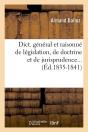 Dictionnaire De Legislation Edition 1835 1841 - Preview
