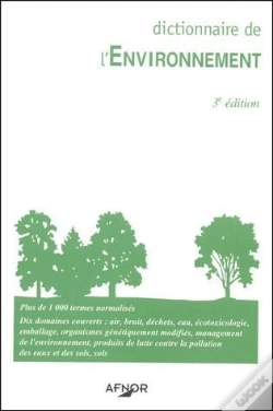 Capa do artigo Dictionnaire De L'Environnement ; 3eme Edition
