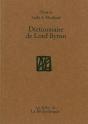 Dictionnaire De Lord Byron - Preview