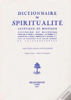 Capa do artigo Dictionnaire De Spiritualite Fascicule 83/84/85