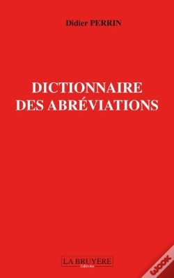 Capa do artigo Dictionnaire Des Abréviations