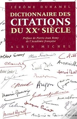 Capa do artigo Dictionnaire Des Citations Du Xxe Siècle
