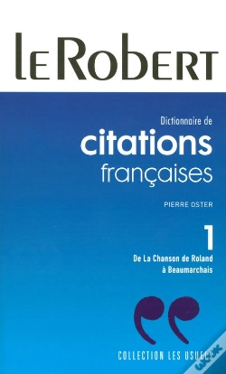 Capa do artigo Dictionnaire Des Citations Francaises T.1